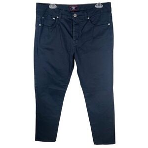 UNTUCKit Mens SZ 32x29 Slim Fit Chino 5 Pocket Pants Navy Blue Preppy-1226